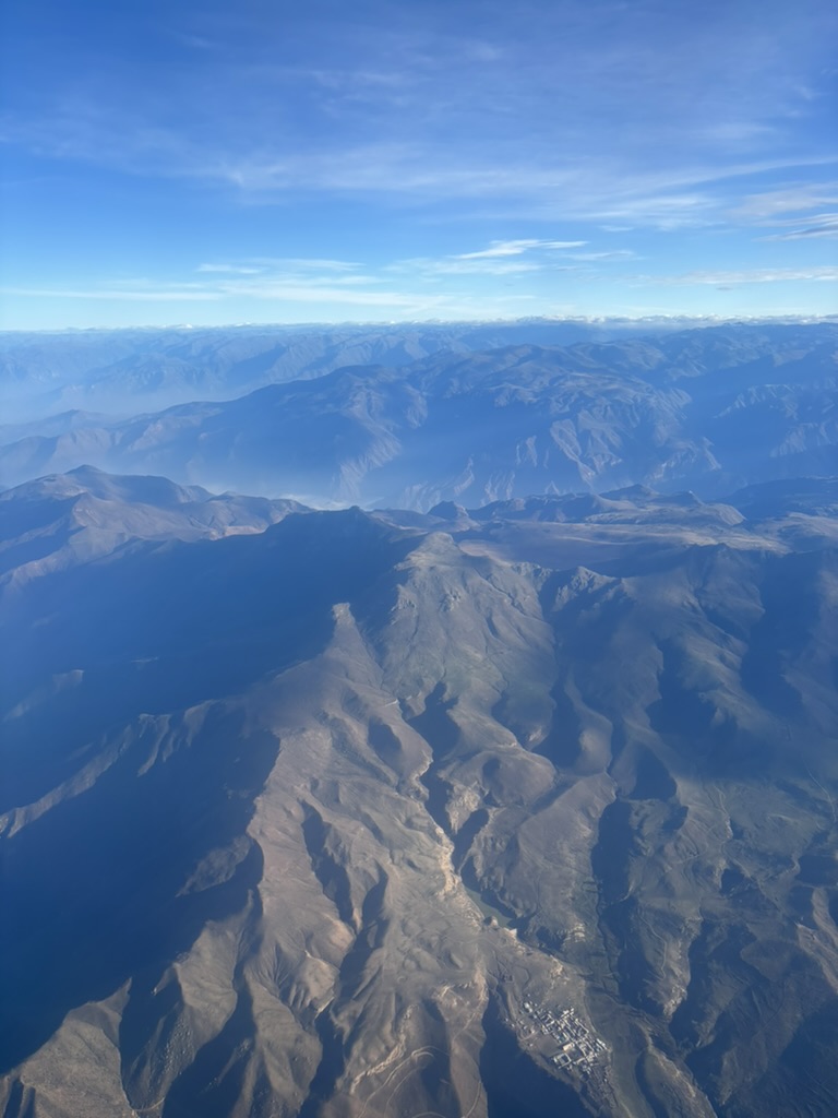 Peruvian Andes from above