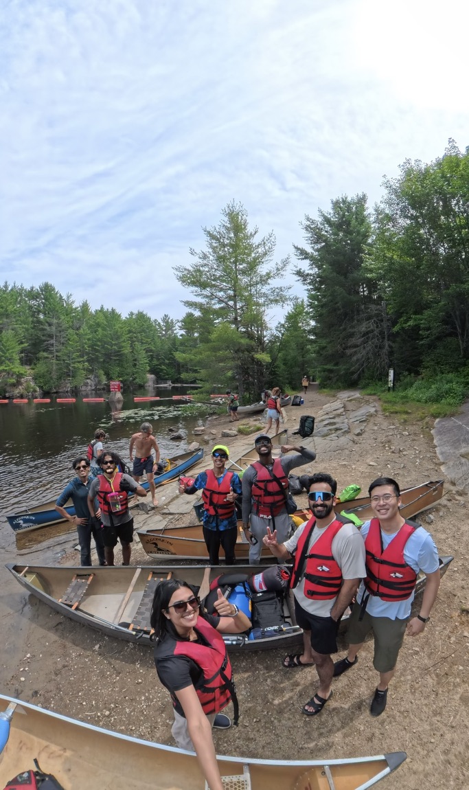 Portage trip canoeing